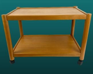 Vintage Teak Bar/ Entertainment Cart