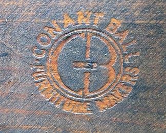 Vintage Conant Ball Furniture Makers Wood Rocking Chair