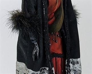 Vintage 27.5" Roaring 20s Gatsby Cat Doll