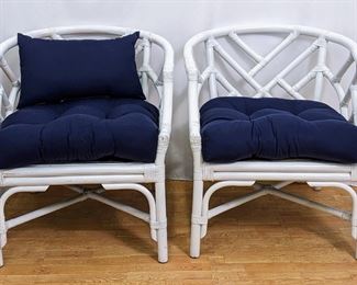 Vintage Wicker by Henry Link and Lexington Casual Chairs