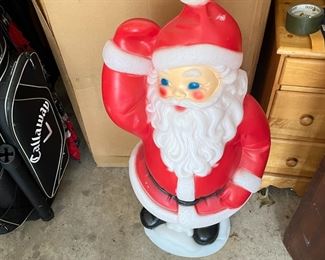 VINTAGE SANTA BLOW MOLD