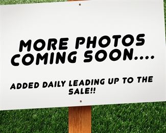 Adding Photos Leading up to the sale