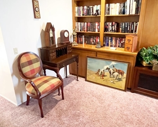 Living Room Ethan  Allen Desk  More