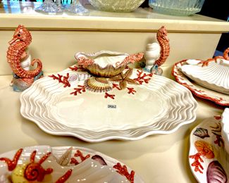 Fitz and Floyd sea shell china