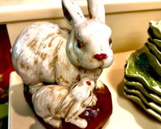 Rabbit figurines