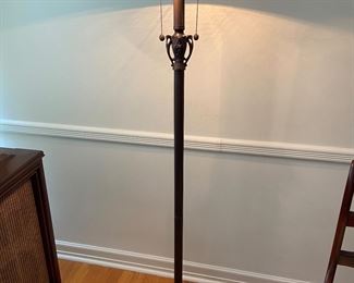 Kincaid Reverse Painted Bronze Standing lamp