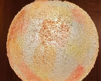 Vintage Mid Century Sugar ball Hanging Lamp