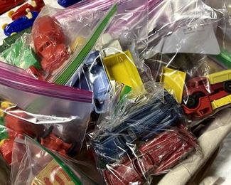 Lots of toy cars from the 40s and 50s
