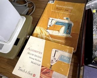 Touch & Sew accessories and instruction book