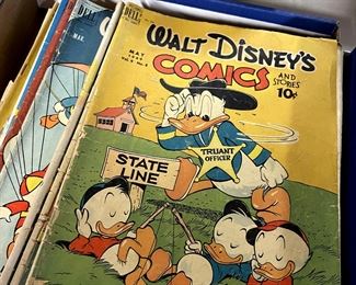 Many Walt Disney comics from the 1940s and 1950s