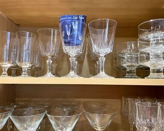 Lots of stemware!