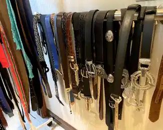 So many belts!