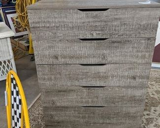 Rustic 5-Drawer Chest