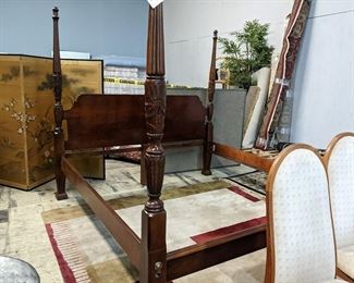 Solid Cherry Poster Bed