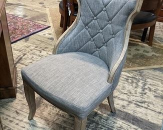 Tufted Grey Chair