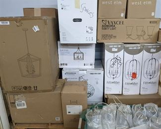 Assorted Ceiling and Wall Lighting