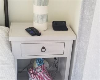 Nightstand & table lamp