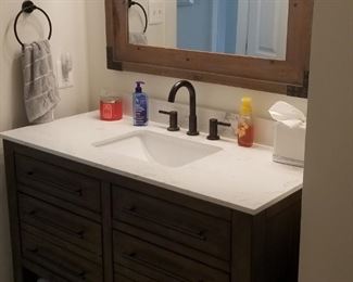 Updated bath vanity