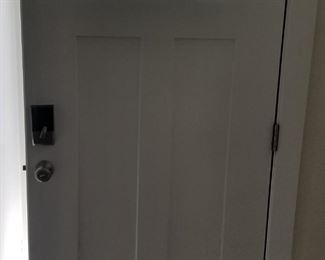 Interior view of door