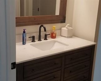 Updated bath vanity