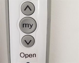 Awning with remote is 10' x 20'