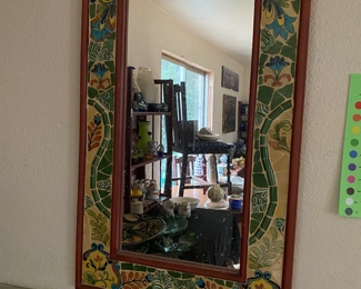 Vintage mosaic mirror