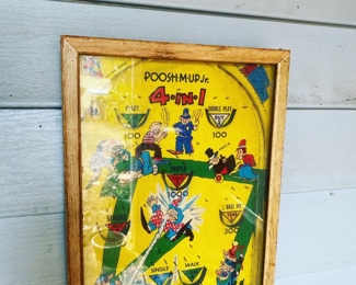 Vintage Poosh m' up mini pin ball game