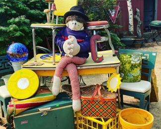 Vintage furniture and decor