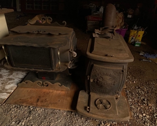 Antique and Vintage cast iron stoves