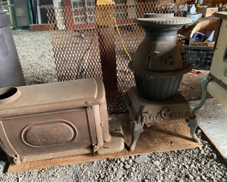 Antique and Vintage cast iron stoves