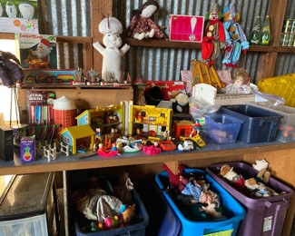 Vintage toys and games