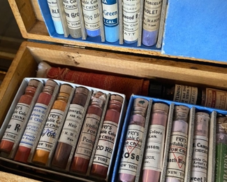 Antique and Vintage paints for porcelain painting