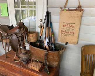 Vintage child's saddle