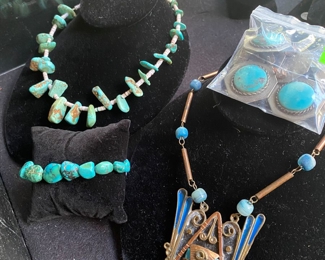 Vintage turquoise jewelry