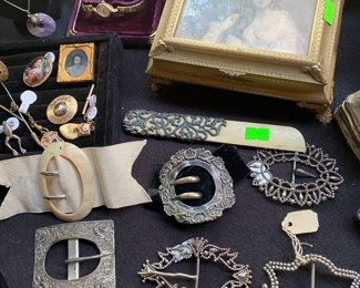 Antique French buckles