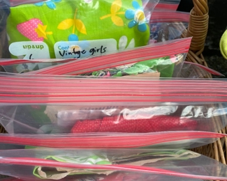 Vintage sewing projects with vintage fabrics