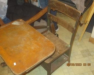Old school desk