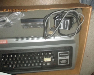 Radio Shack TSR-80 Computer system with monitor and cassette recorder