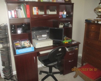 desk and chair
