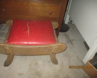 old mcm footstool