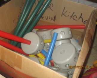 Giant Tinker Toy set