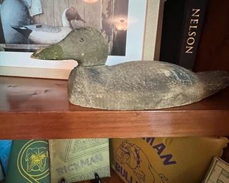 Early wooden duck decoy