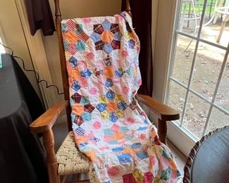 Vintage hand stitched quilt top