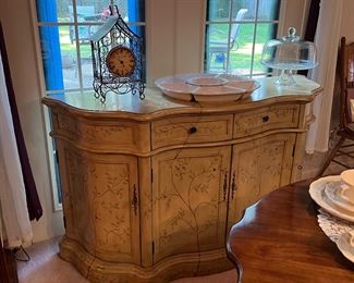 Stenciled buffet /sideboard