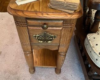 Narrow end table