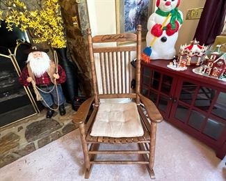 Allan Jackson wood rocker