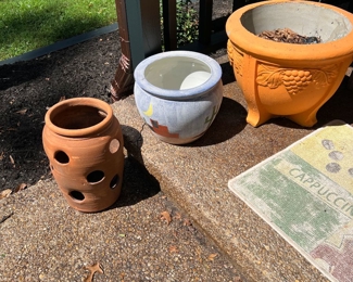 Concrete pots