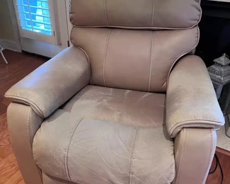 Suede electric lift chair