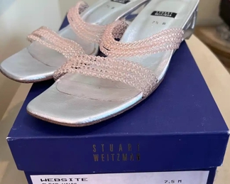 Stuart Weitzman beaded sandals