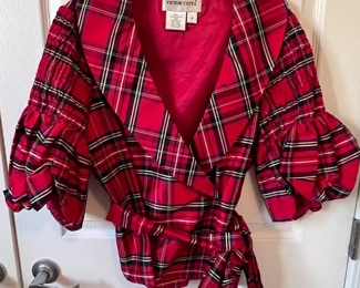 Victor Costa plaid jacket